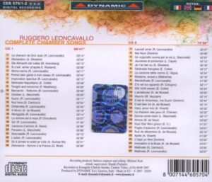 Complete Chamber Songs contraportada